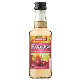 Snapsz ágyas alma-körte-meggy gyümölcspárlat 37,5% 0,2 l