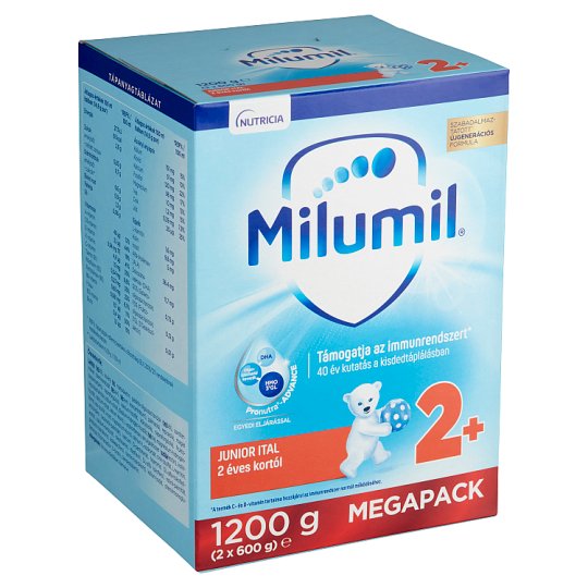 Milumil Junior 2+ gyerekital 2 éves kortól 1,2 kg