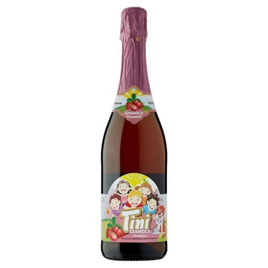 Tini NonAlcoholic Strawberry Carbonated Soft Drink 0,75 l Tesco