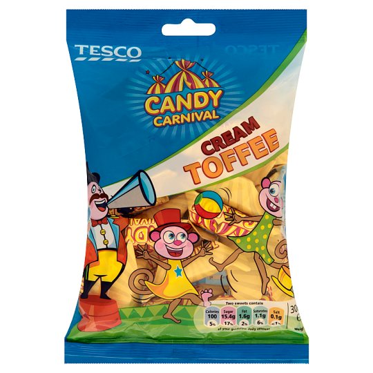 Tesco Candy Carnival Cream Toffee 300 g Tesco Online, Tesco From Home