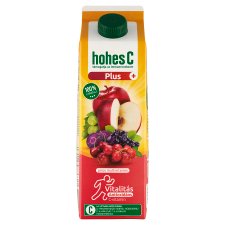 Hohes C Plus+ Red Multivitamin 100% Fruit Drink 1 l