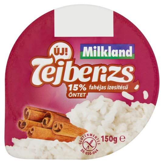 Milkland Rice Pudding with Sauce or Vanilla Flavoured Rice Pudding Without Sauce 150 g