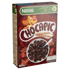Nestlé Chocapic csokiízű, ropogós gabonapehely vitaminokkal és ásványi anyagokkal 450 g