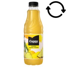 Cappy From Pineapple Nectar Concentrate, with Sweeteners, Added Vitamins C & B6 1 l