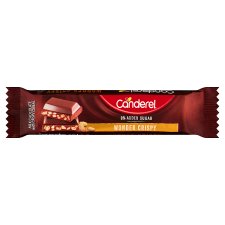 Canderel Crispy tejcsokoládé szelet ropogós gabonával, édesítőszerekkel 27 g