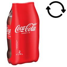 Coca-Cola Cola Flavoured Carbonated Drink 2 x 1,75 l