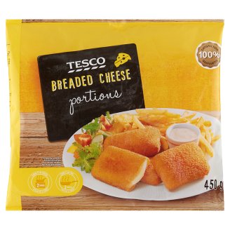 Tesco gyorsfagyasztott rántott sajt 450 g