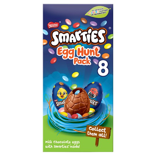 Smarties Milk Chocolate Eggs with Milk Chocolate Sugar Glaze 140 g