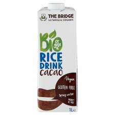 The Bridge Organic UHT Gluten-Free Rice Drink with Cocoa 1 l