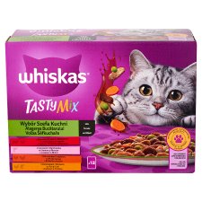 Whiskas Tasty Mix Complete Wet Food for Adult Cats 12 x 85 g (1,02 kg)