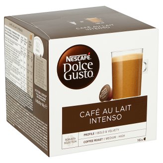 Nescafé Dolce Gusto Café au Lait Intenso teljes tejpor azonnal oldódó kávéval 16 db 160 g