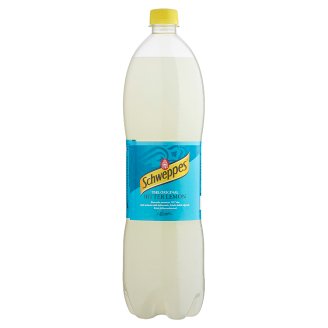 Schweppes Bitter Lemon csökkentett energiatartalmú citrom szénsavas üdítőital 1,5 l