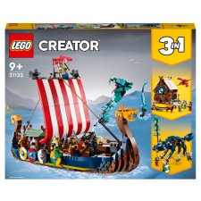 LEGO® Creator 3 v 1 31132 Viking hajó és a Midgard kígyó