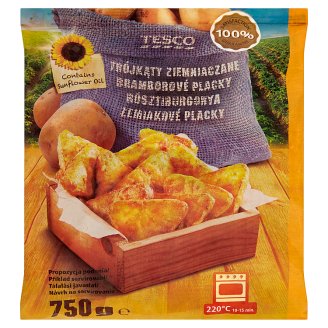 Tesco gyorsfagyasztott, félkész röszti burgonya 750 g