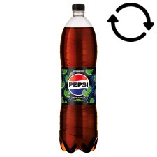 Pepsi Zero Cola Flavoured Energy-Free Carbonated Drink with Sweeteners and Lime Flavour 1,5 l