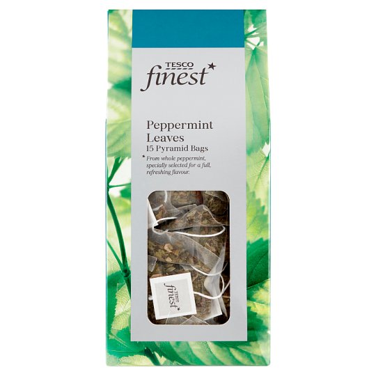 Tesco Finest Peppermint Leaves 15 Tea Bags 30 g Tesco Online, Tesco
