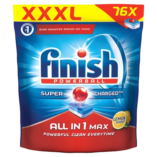 Finish All in 1 Max Lemon Dishwasher Tablets 76 pcs