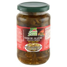 Green House Barbecue Jalapeno Sliced Pepper in Sweet and Hot Brine 350 g