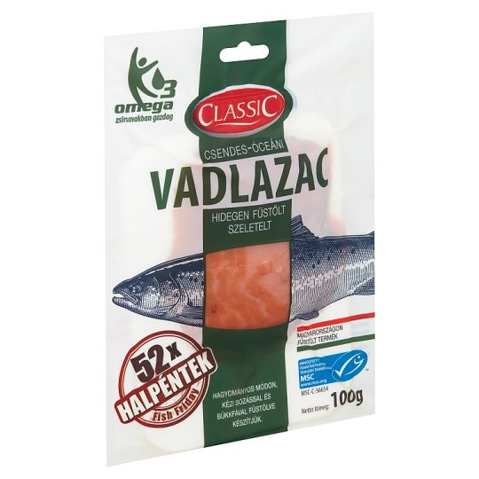 Classic Pacific Ocean Sliced Cold-Smoked Wild Salmon 100 g