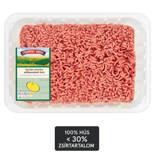 Country Menu sertés-marha előkészített hús 1000 g