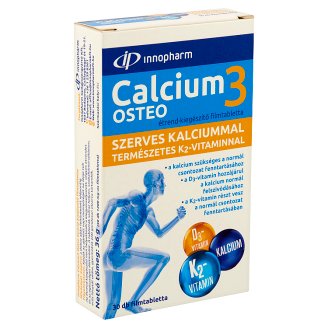 Innopharm Calcium3 Osteo étrend-kiegészítő filmtabletta 30 db 36 g
