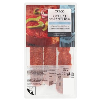Tesco gyulai szeletelt szárazkolbász 100 g