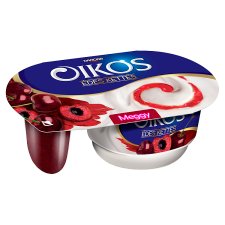 Danone Oikos Édes Kettes élőflórás édesített joghurt meggyszósszal 118 g