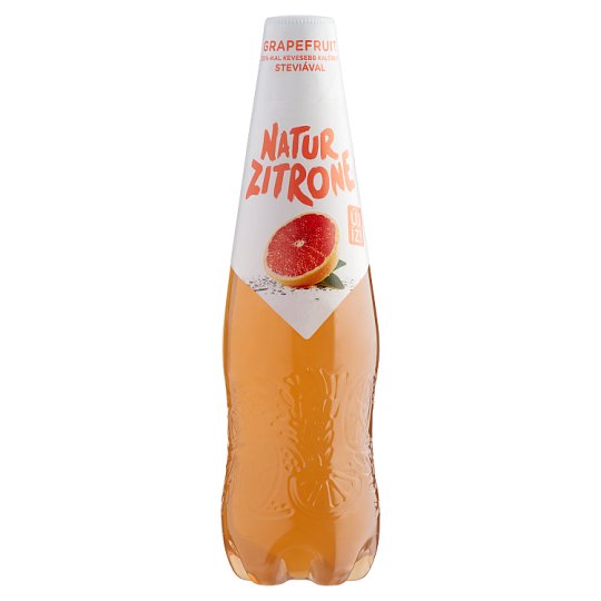 Natur Zitrone alkoholmentes, grapefruit ízű szénsavas ital steviával 0,5 l PET palack