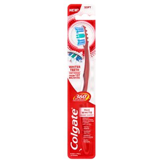Colgate 360° Max White Expert White lágy fogkefe