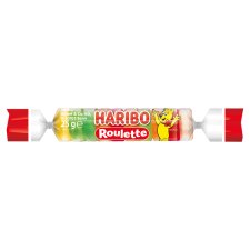 Haribo Roulette gyümölcsízű gumicukorka 25 g