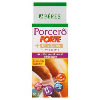 Béres Porcerő Forte +D₃-vitamin filmtabletta 60 db 99,6 g