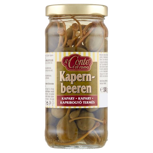 Il Conte Di Roma Caper Fruit with Stalk in Salty Vinegar 240 g Tesco Online, Tesco From Home