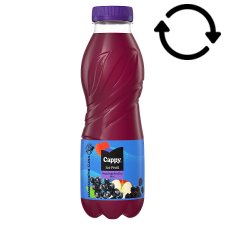 Cappy Ice Fruit Berry Fruit Mix Non-Carbonated Mixed Fruit Drink with Hibiscus Flavour 500 ml