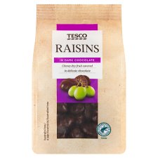 Tesco Raisins in Dark Chocolate 150 g