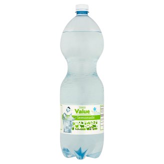 Tesco Value citrom ízű szénsavas üdítőital édesítőszerekkel 2 l