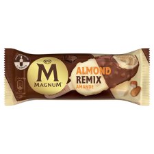 MAGNUM pálcikás jégkrém remix mandula-fehér csokoládés 85 ml