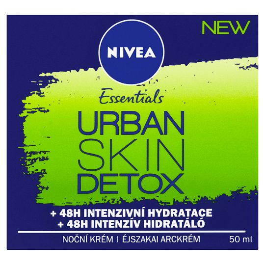 NIVEA Urban Skin Detox méregtelenítő éjszakai arckrém 50 ml