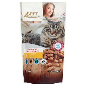 Tesco Pet Specialist ropogós falatok csirkével kiegészítő állateledel felnőtt macskák számára 50 g