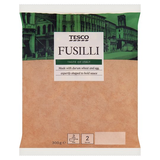 Tesco Fusilli Durum Pasta 300 g