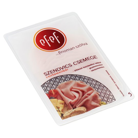 eFeF szeletelt szendvics csemege csirkemellből 120 g