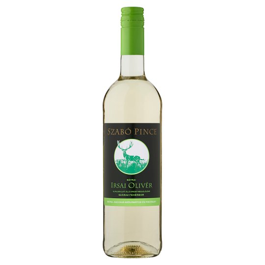 Szabó Pince Mátrai Irsai Olivér száraz fehérbor 12,5% 0,75 l