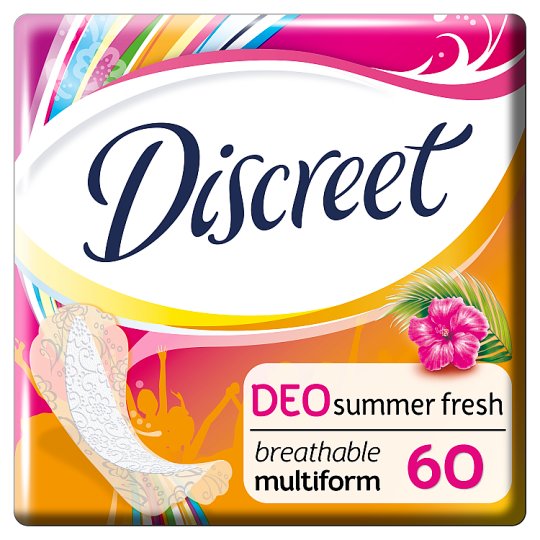 Discreet Summer Fresh Multiform Légáteresztő Tisztasági Betét, 60 db