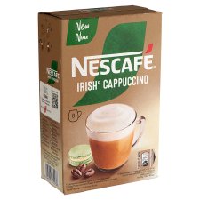 NESCAFÉ Irish Cappuccino likőr ízű azonnal oldódó kávéspecialitás 8 x 14 g (112 g)