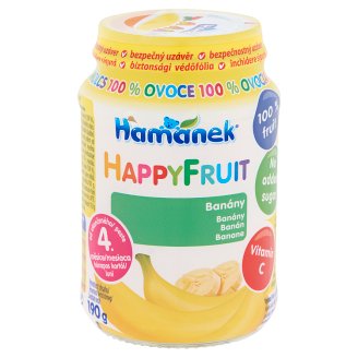 Hamé Hamánek HappyFruit banán bébidesszert 4 hónapos kortól 190 g