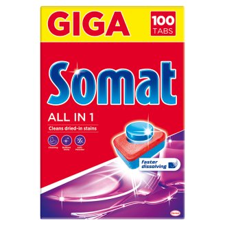 Somat All in One gépi mosogató tabletta 100 db