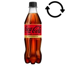 Coca-Cola Zero Energy-Free Carbonated Soft Drink with Sweeteners 500 ml