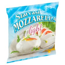Szarvasi Light mozzarella sajt 100 g
