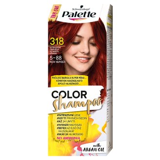 Schwarzkopf Palette Color Shampoo hajszínező 5-88 intenzív vörös (318)