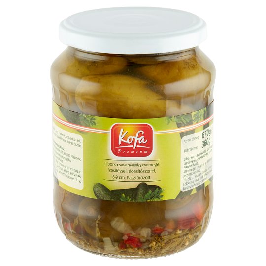 Kofa Premium Pickled Gherkins 6-9 cm 670 g