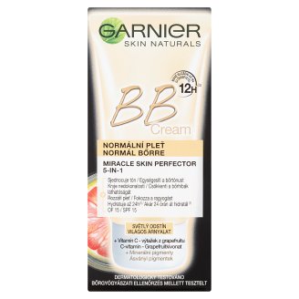 Garnier Skin Naturals világos árnyalatú BB krém normál bőrre SPF 15 50 ml
